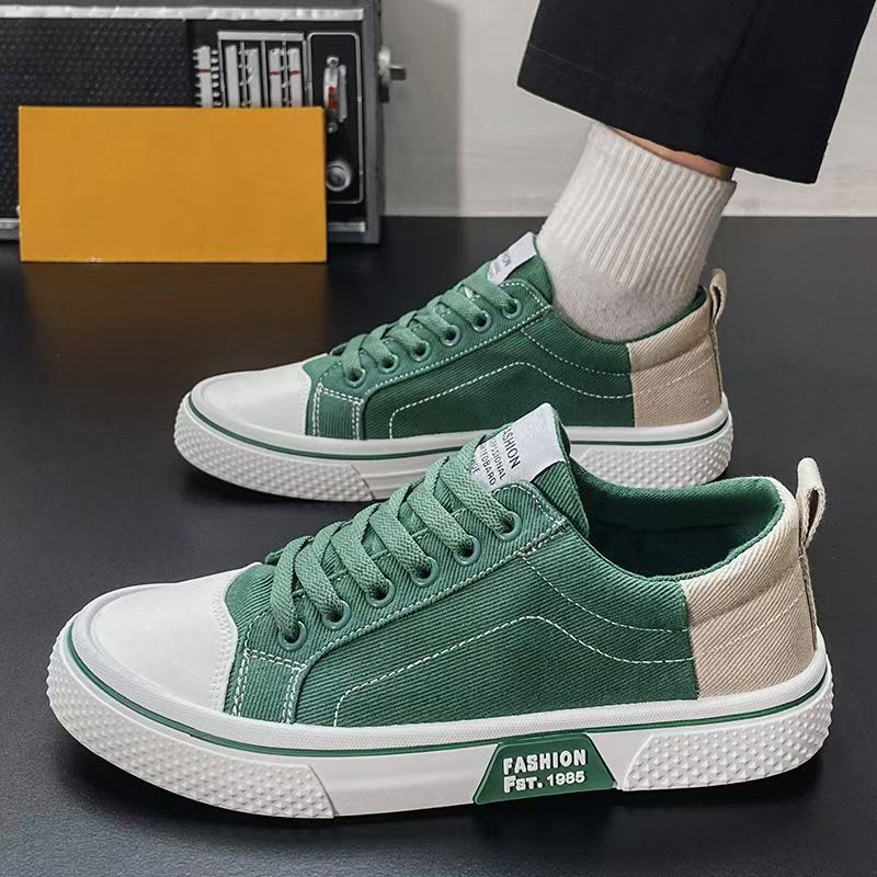 Casual Canvas Shoes for Men Summer Breathable Slip-Resistant Durable Everyday Sneakers