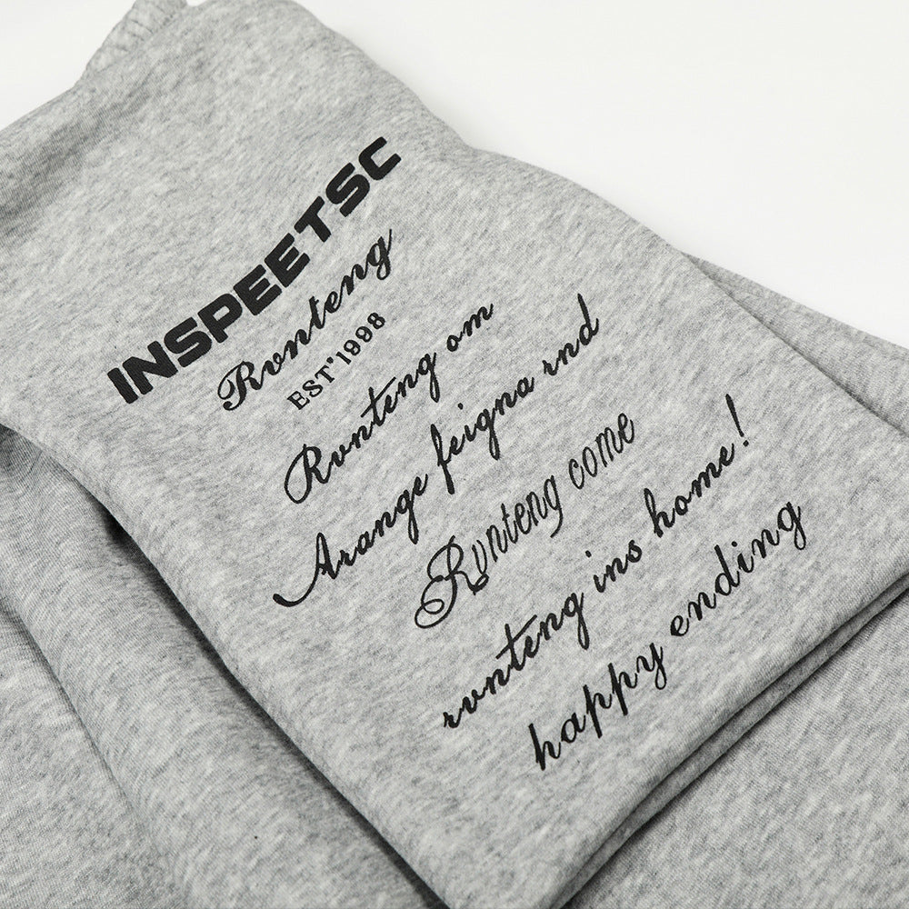 Bent knife wide leg pants