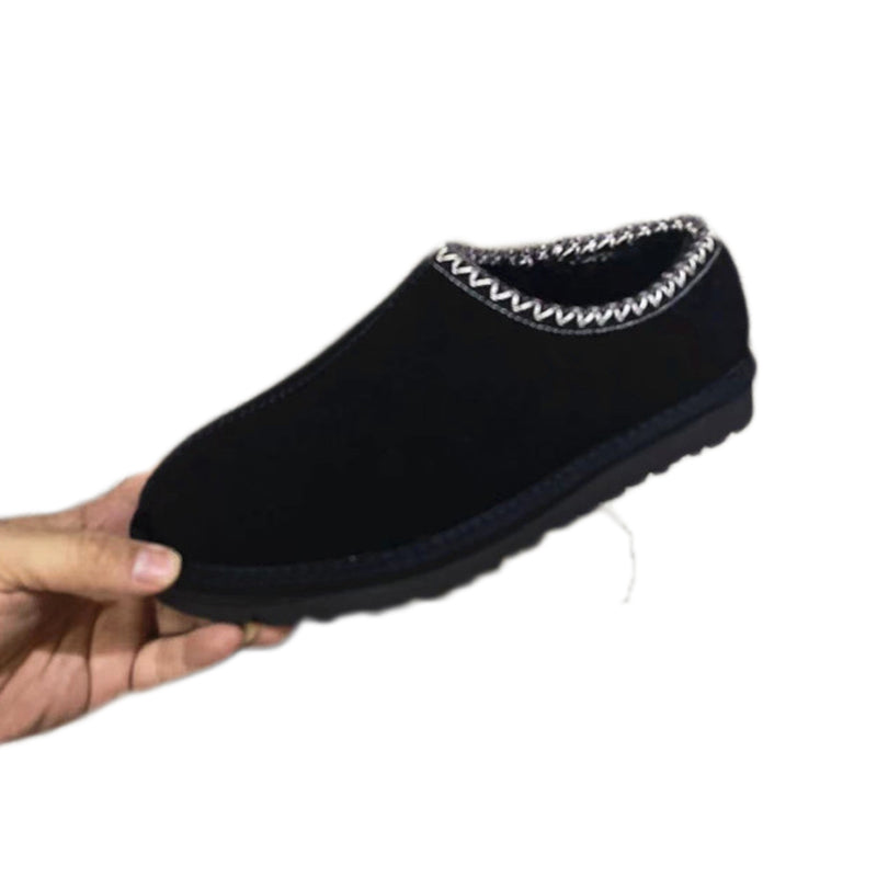 Snow boots low cut short tube flat bottomed lazy shoes