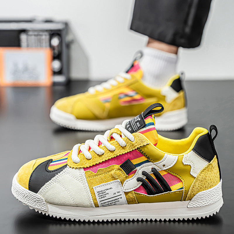 Thin Multi-Dopamine Agan Shoes Men's Mesh Breathable Fashion Versatile Casual Sports Sneakers