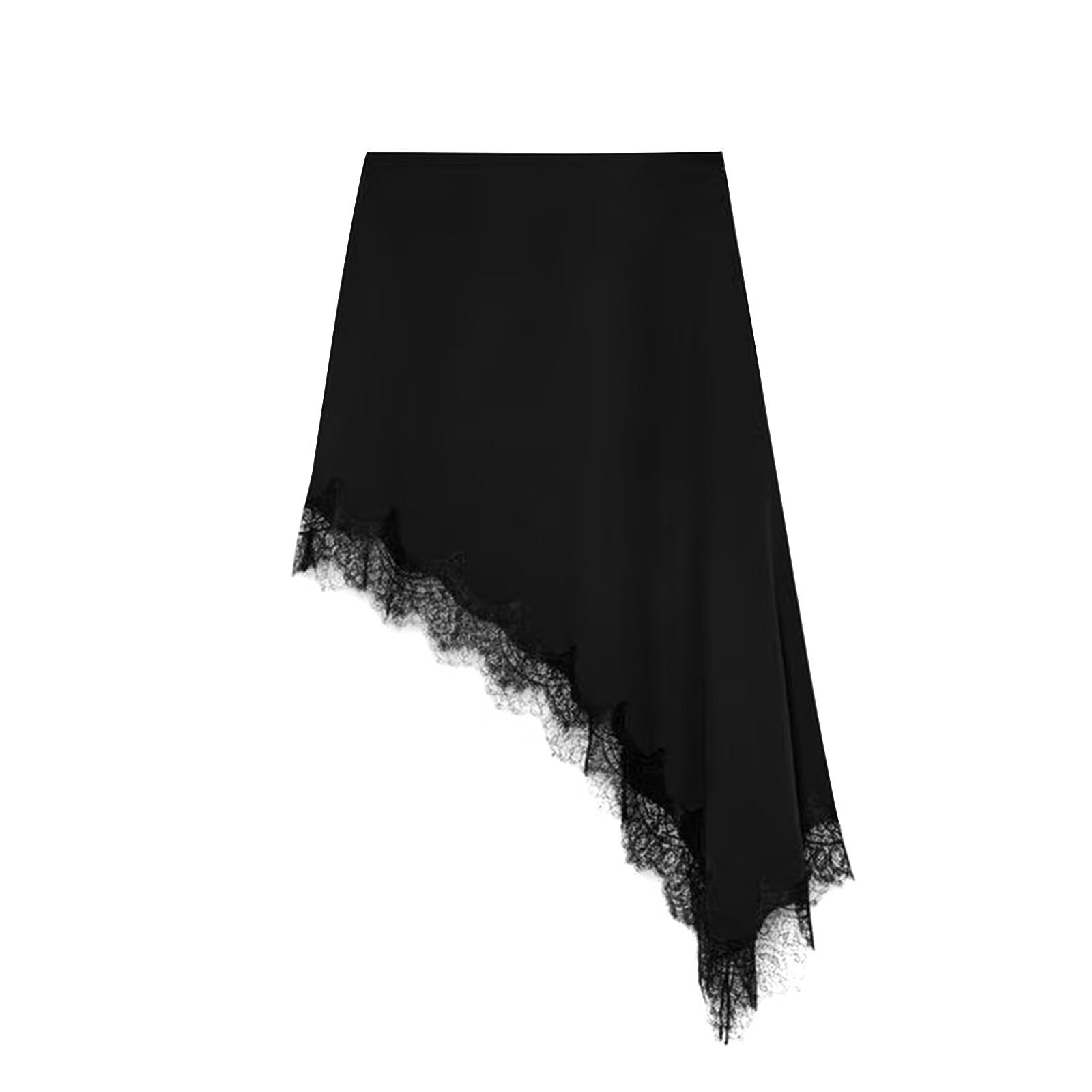 Chic Asymmetric Lace Skirt Women's Fashion  New Arrival