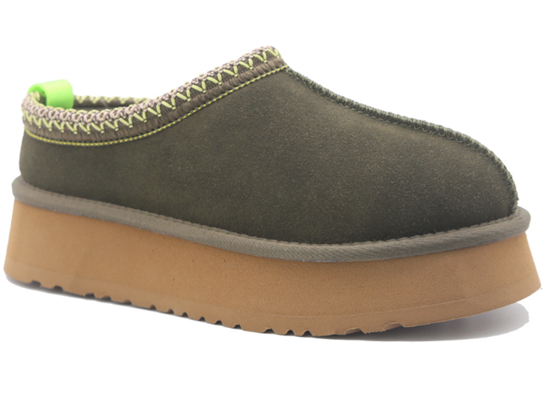 Ethnic Style Woven Chunky Sole Snow Boots for Women, Inner Heel Lift, Faux Fur Lined Cotton Boots, Slip-On, Cowhide Wool Lined, Warm, Anti-Slip