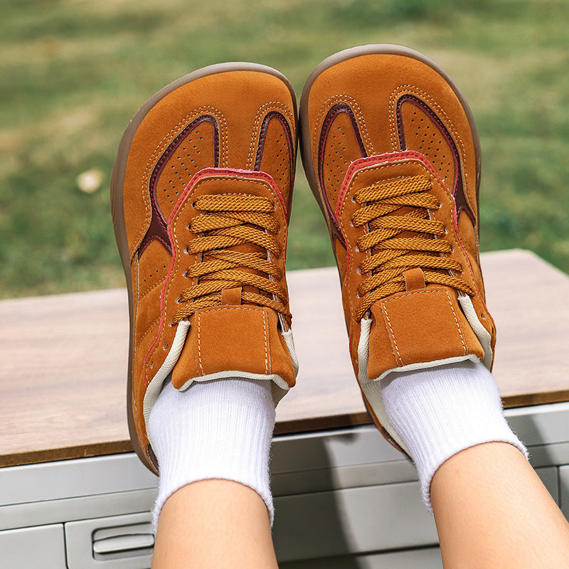 Fashionable Lightweight Wide-Toe Hiking Outdoor Sports Shoes for Couples, Casual Running Sneakers