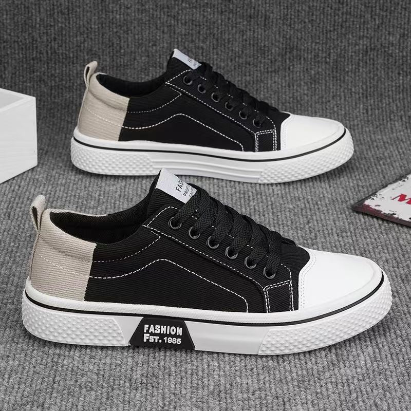 Casual Canvas Shoes for Men Summer Breathable Slip-Resistant Durable Everyday Sneakers