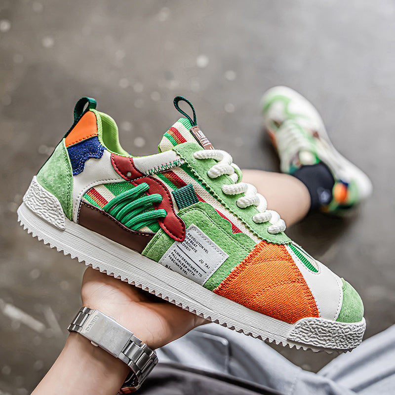 Thin Multi-Dopamine Agan Shoes Men's Mesh Breathable Fashion Versatile Casual Sports Sneakers