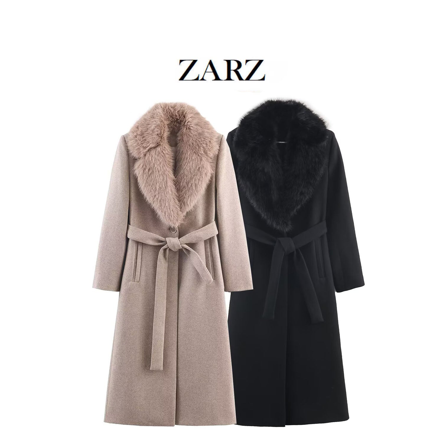 Women's Fashionable Faux Fur Coat Outerwear