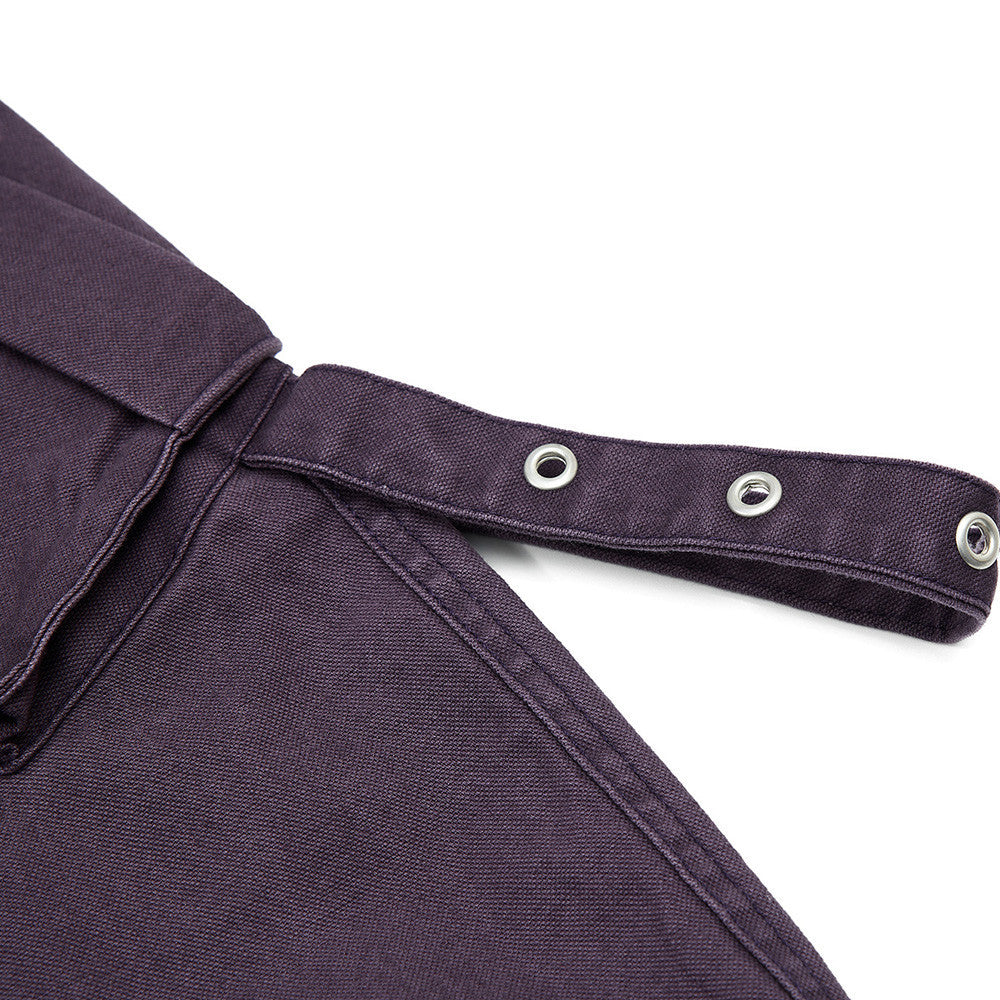 Multi pocket workwear curved knife pants