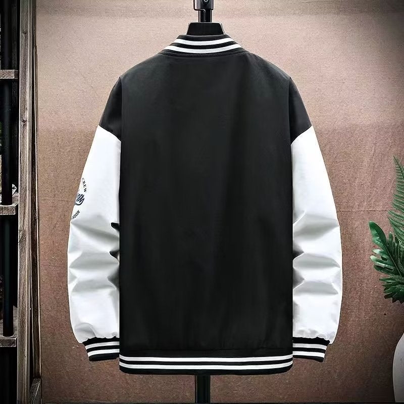 Style Jacket for Men - Loose Casual Baseball Jacket, Trendy Youth Brand Outerwear