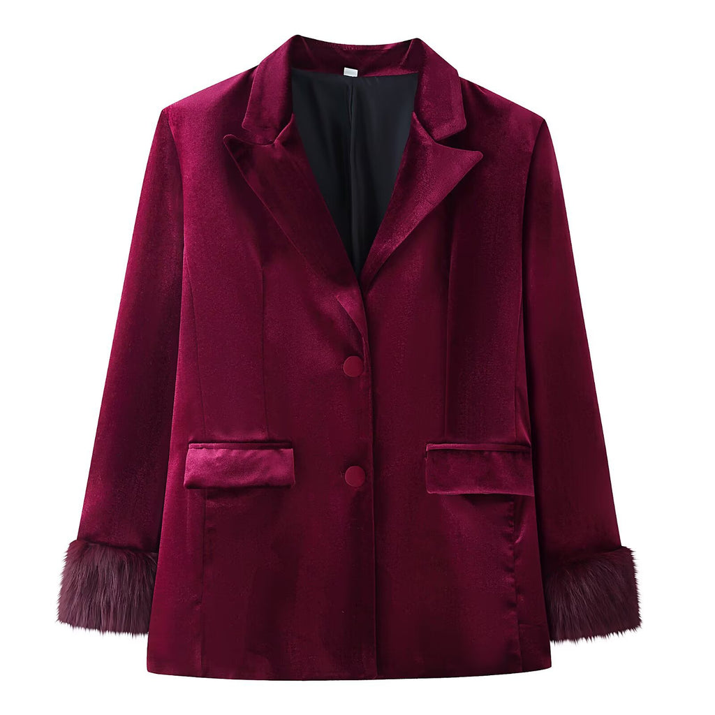 Mao Cuff Suit Coat+Pants Set