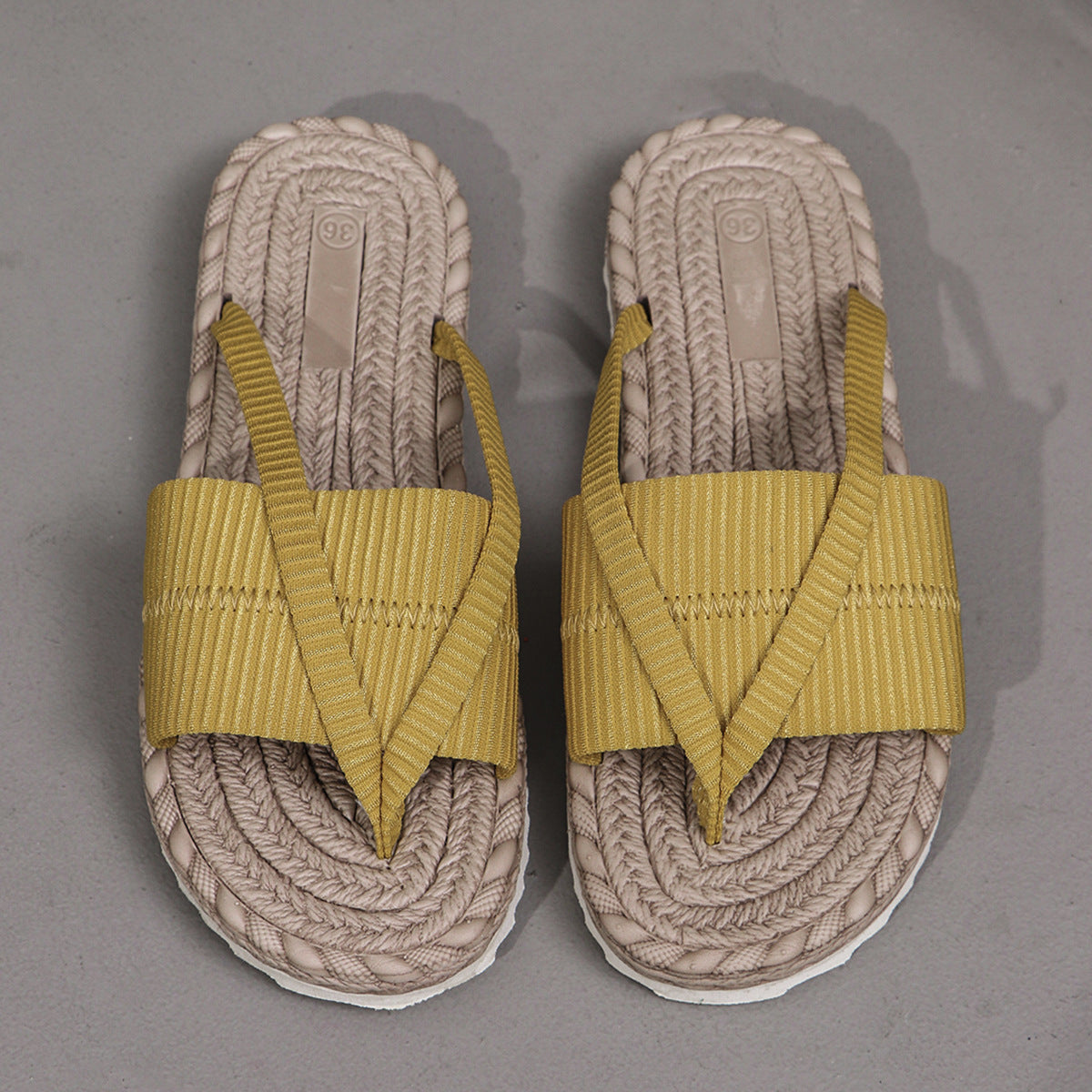 Women's  Beach Vacation Sandals Fashion Toe-Strap Flip-Flops Slipper