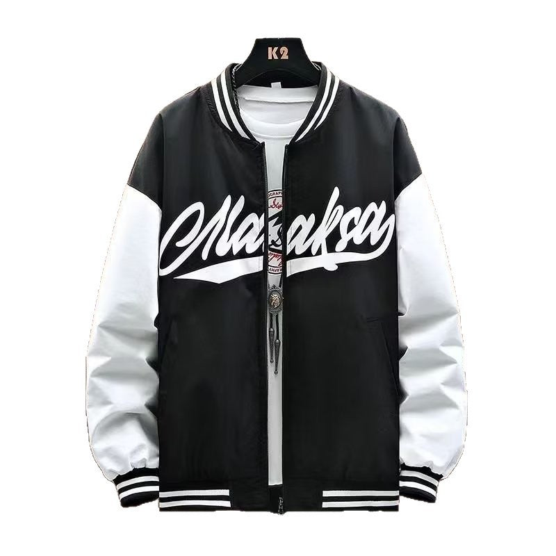 Style Jacket for Men - Loose Casual Baseball Jacket, Trendy Youth Brand Outerwear