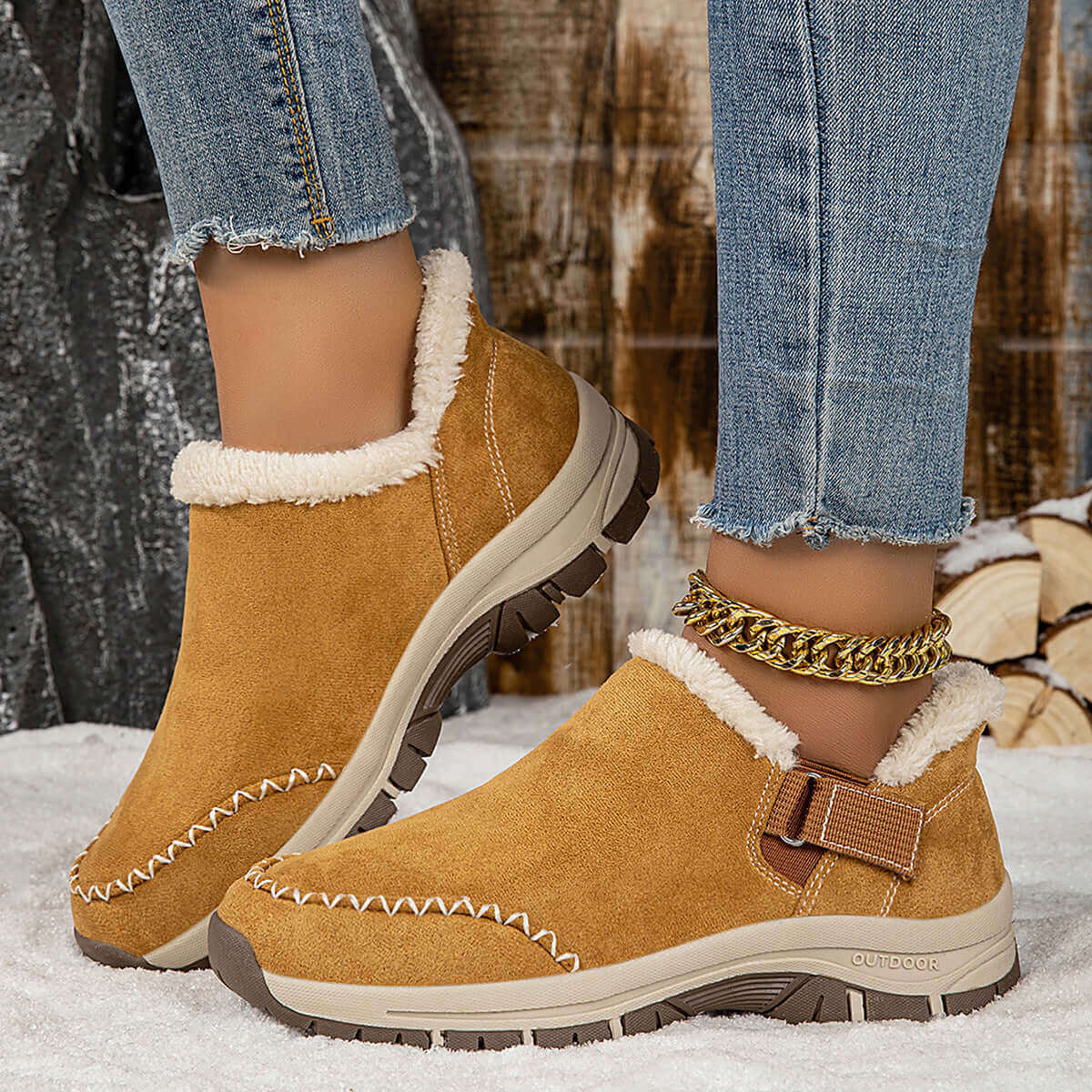 low cut outdoor flat boot shoes