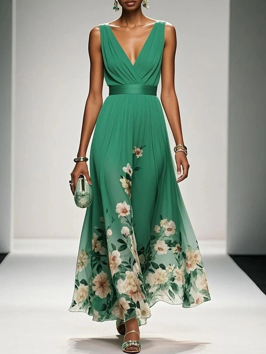 Evening Gown Elegant V-neck Cross-border Dress